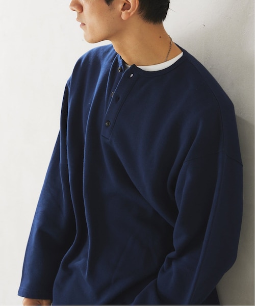 【未使用品】ANTICIPO ヘンリーネックスウェット　 48 CONE ヘンリーネック スウェットシャツ｜ベーセーストックの