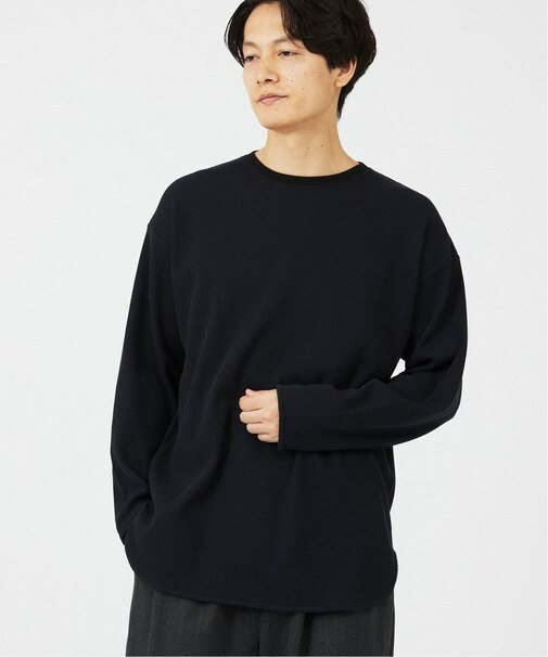 レイヤードサーマルロングスリーブTシャツ