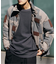 バックブラッシュ ワッフル クルーネック L/S