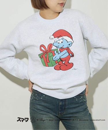 【GOOD ROCK SPEED/グッドロックスピード】 SMURF Sweatshirts：裏起毛スウェット