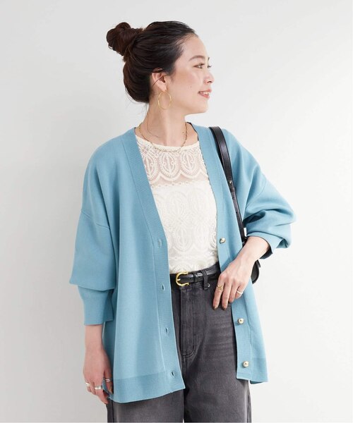 手洗い可 / スムースニットカーディガン｜ベーセーストックの