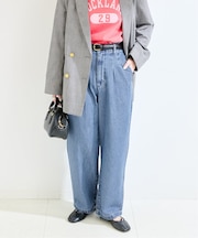 《追加4》ウォッシャブル / DU JOUR/デュ ジュール TROUSER JEAN