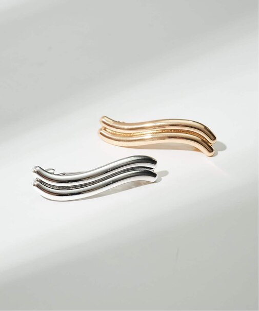 【WEB＋一部店舗限定】ウェーブメタルバレッタ