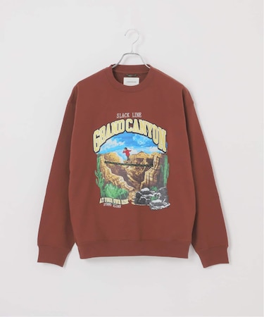 【CALIFORNIA RANCH HOUSE】スラックライン クルーネックスウェット