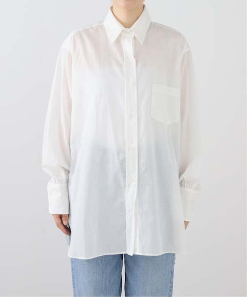 SLOAN/スローン THE COTTON VOIL BOYFRIEND シャツ