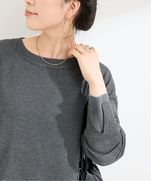 手洗い可 / 袖口シアーレイヤープルオーバー｜ベーセーストックの