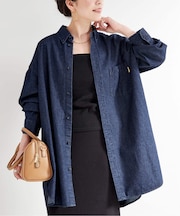 ウォッシャブル / DU JOUR/デュ ジュール NEW JEAN BD SHIRT