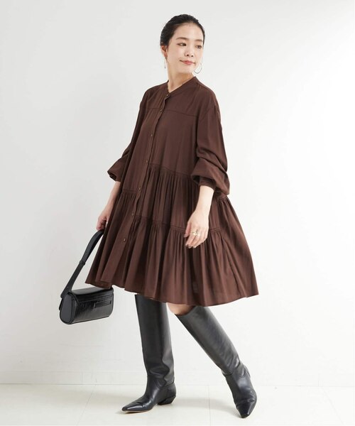 手洗い可 / ティアードミニワンピース｜ベーセーストックの