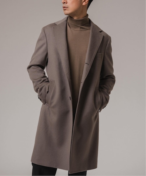 ATON SUPER 140’S BOUMOU MELTON チェスターコート ATON（エイトン）の「＜ATON＞BOUMOU MELTON CHESTER COAT