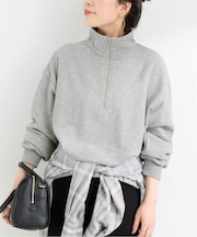 ウォッシャブル / Champion/チャンピオン CVC French Terry HALF ZIP SWEAT