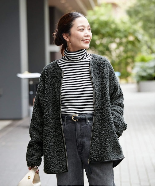 《追加3》ボアパイピングブルゾン