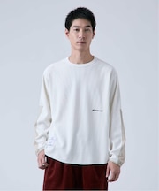 【OLIVEDRAB/オリーブドラブ】サーマルクルーネック ロングスリーブTシャツ