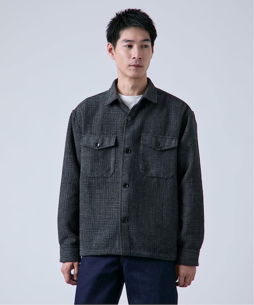 ツイードモール CPO シャツジャケット