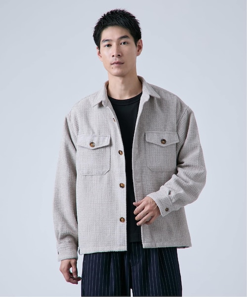 ツイードモール CPO シャツジャケット｜ベーセーストックの