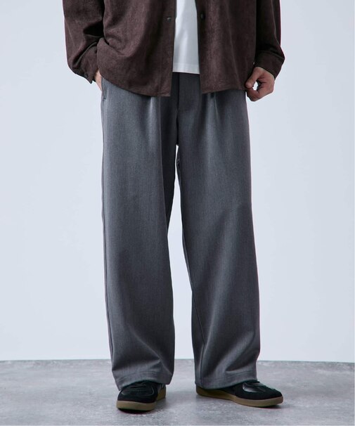 ヘビーT/R 1タックワイドストレートスラックス