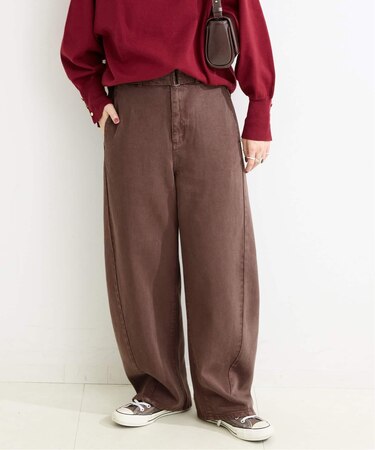 ウォッシャブル / DU JOUR/デュ ジュール G-DYE PEGGED JEAN