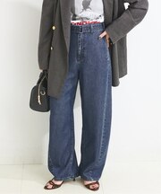 ウォッシャブル / DU JOUR/デュ ジュール G-DYE PEGGED JEAN