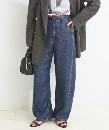 ウォッシャブル / DU JOUR/デュ ジュール G-DYE PEGGED JEAN