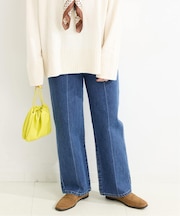 ウォッシャブル / DU JOUR/デュ ジュール NEW M-RISE TAPER JEAN