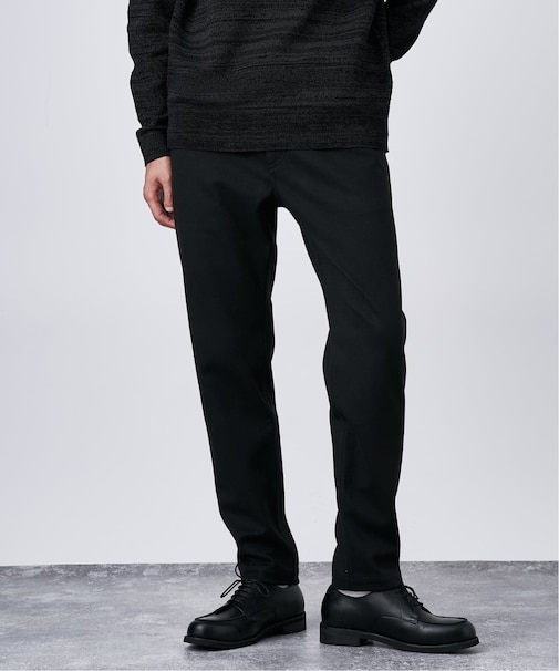 ブラッシュド ストライク ストレッチ テーパードスラックス