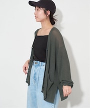 畔オーバーカーディガン