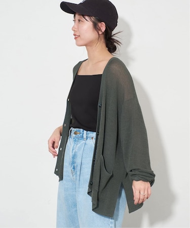 畔オーバーカーディガン