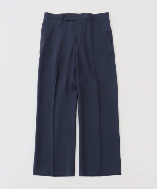 E.LINEN VISCOSE フレア ワイド パンツ