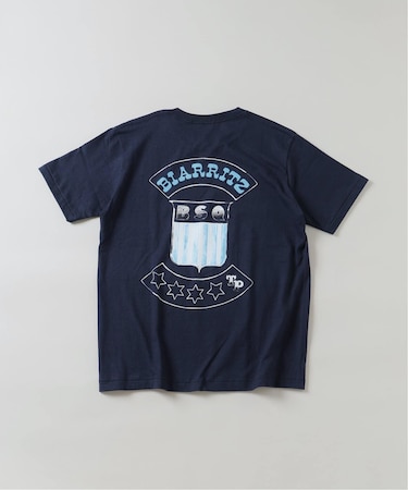 TEXTILE PAINT(テキスタイルペイント) Biarritz プリント Tシャツ