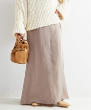 手洗い可 / フィブリルサテンマーメイドスカート