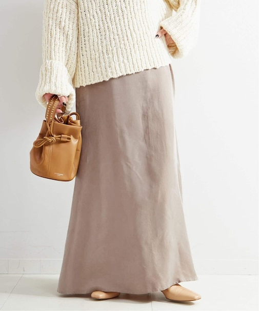 手洗い可 / フィブリルサテンマーメイドスカート