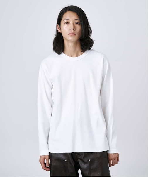 裏起毛 ハニカムサーマル ロングスリーブTシャツ