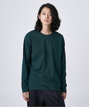 裏起毛 ハニカムサーマル ロングスリーブTシャツ