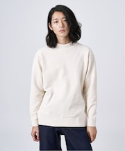 モール ボトルネックニット