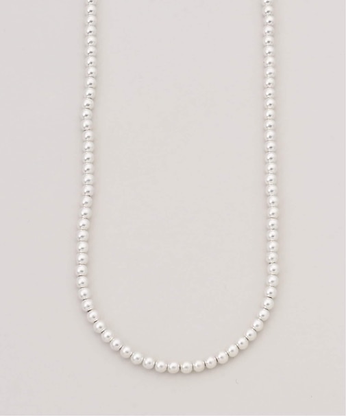 ボールチェーンロングネックレス