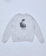 文豪フォト クルーネックスウェット