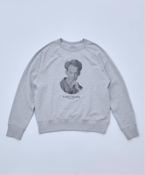 文豪フォト クルーネックスウェット