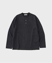 ツイルダンボール ヘンリーネックロンTEE