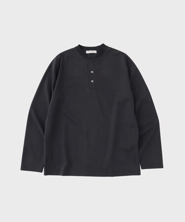 ツイルダンボール ヘンリーネックロンTEE