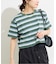 マルチボーダークロップドTEE