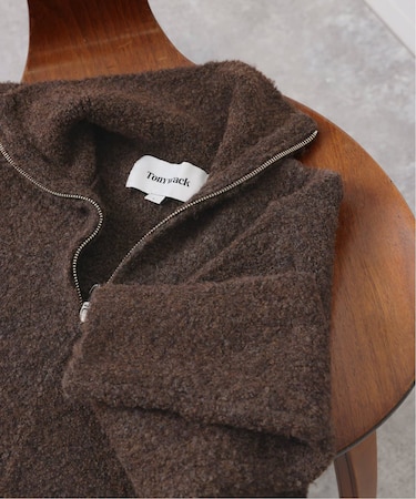 【TONY WACK/トニー ワック】WOOL BLEND BOUCKE ZIP BD24KN12