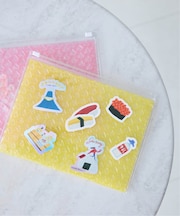 akiishibashiプチプチポーチ&ステッカー