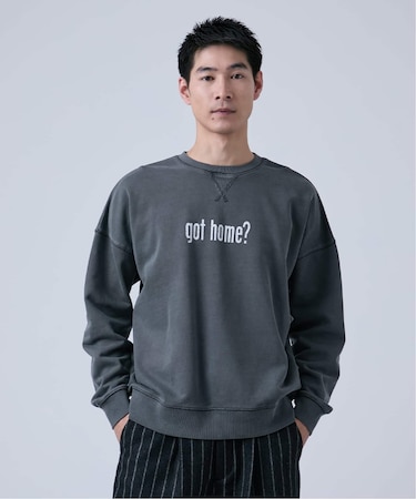 【ANTS & ELEPHANTS】フェード加工 リバーシブルスウェット