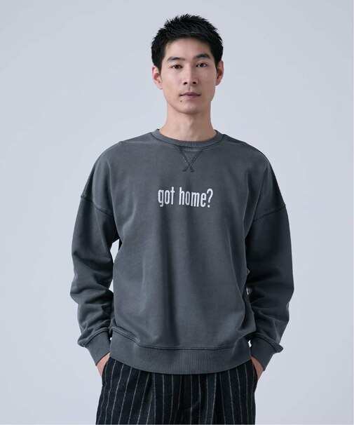 【ANTS & ELEPHANTS】フェード加工 リバーシブルスウェット