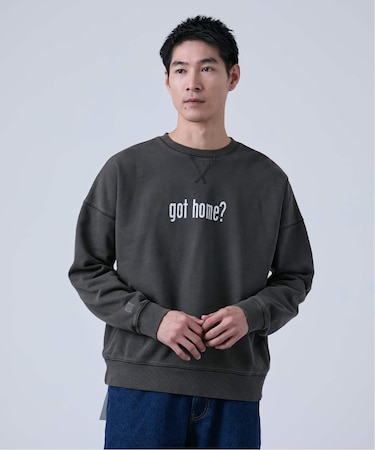 【ANTS & ELEPHANTS】フェード加工 リバーシブルスウェット