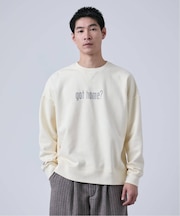 【ANTS & ELEPHANTS】フェード加工 リバーシブルスウェット