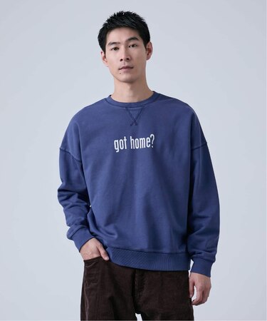 【ANTS & ELEPHANTS】フェード加工 リバーシブルスウェット