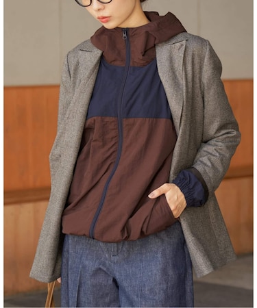 LA HUTTE/ラ ユット カラーフードパーカー