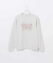 《追加》NEW ドッグ＆キャット柄 アソートクルーネックスウェット