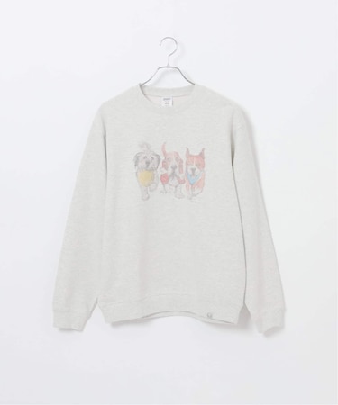 《追加》NEW ドッグ＆キャット柄 アソートクルーネックスウェット