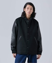 タスマニアウール ウインドシャフト バーシティージャケット